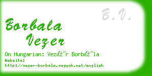 borbala vezer business card